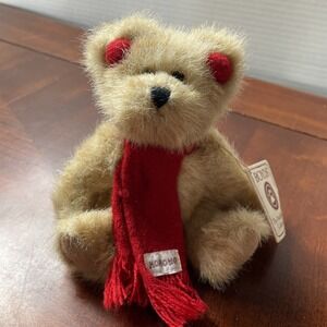 Boyds HB Heirloom Series Lil' Muffelbeary 6" Mini Plush Bear Ear Muffs/Scarf NWT